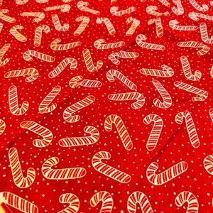 Christmas Red & White Candy Cane Dog Bandana Scarf
